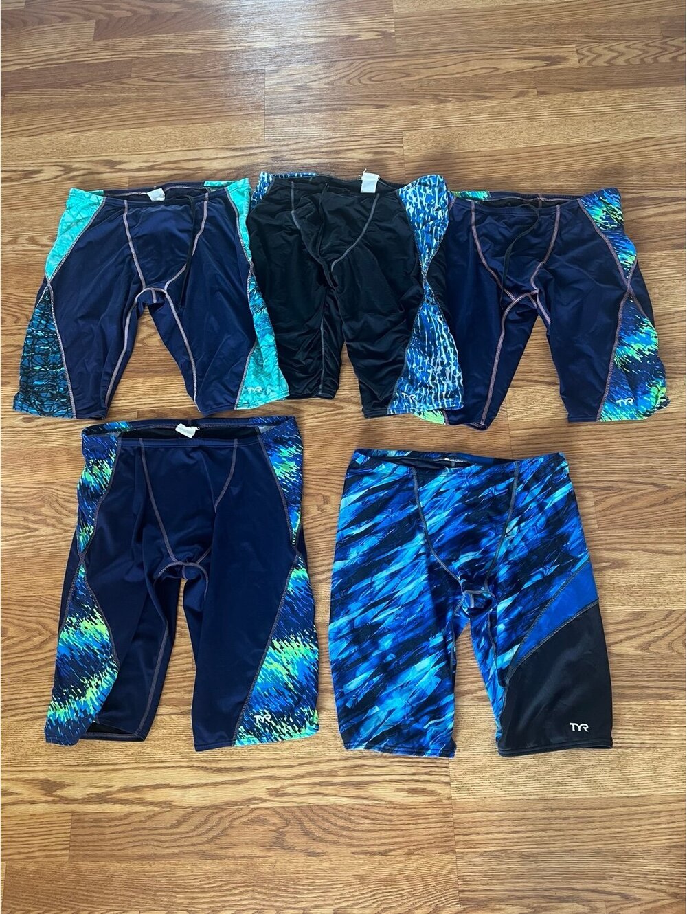 Men’s TYR swimming jammers bundle